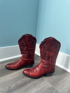 Ariat Crimson Leather Western Boots